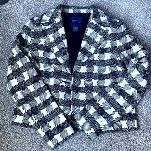 Doncaster Blazer - Size 2 - Black/White